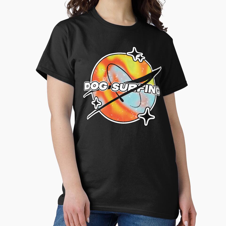 Dog Surfing Melty Space T-Shirts, Hoodie, Sweatshirt