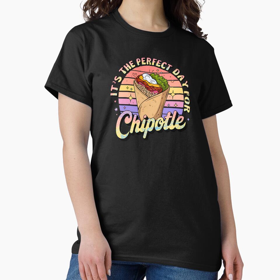 "It's the Perfect Day for Chipotle" Retro Foodie Sweatshirt by Mmmcdermott1804 T-Shirts, Hoodie | BlankRebels.com (Image 2)
