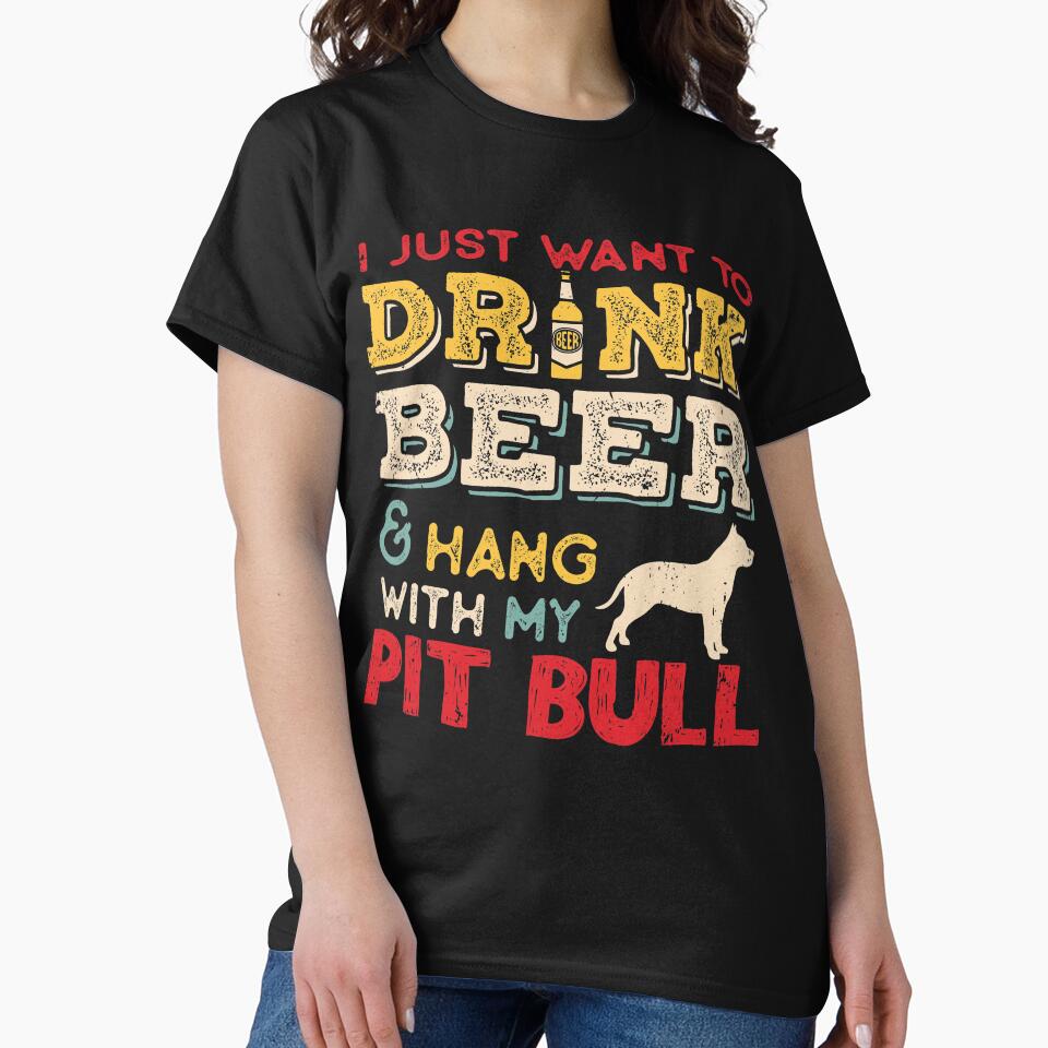 Pit Bull Dog Dad Beer Lover by rafaeltto T-Shirts, Hoodie, Sweatshirt | BlankRebels.com (Image 2)
