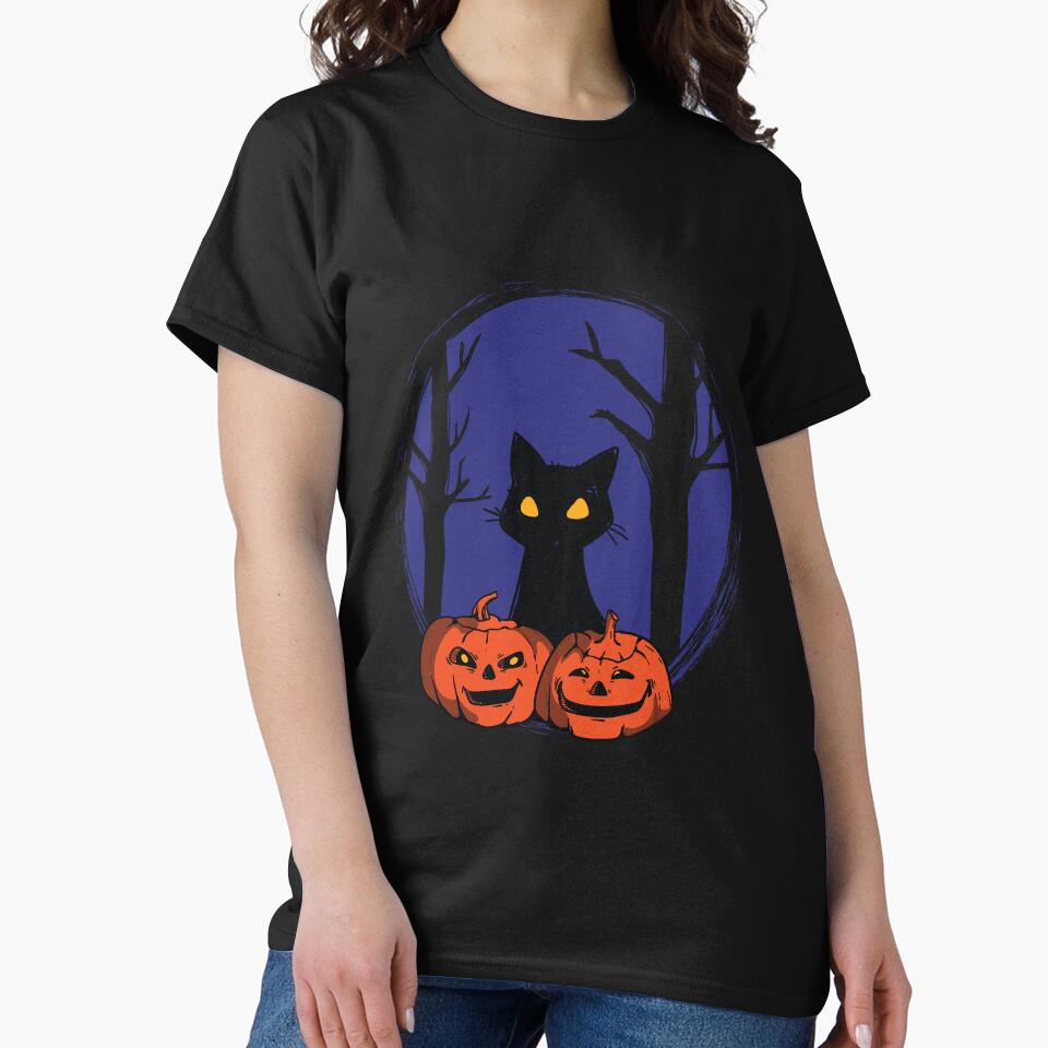 Cat Halloween pumpkins by Marwan89 T-Shirts, Hoodie, Sweatshirt | BlankRebels.com (Image 2)
