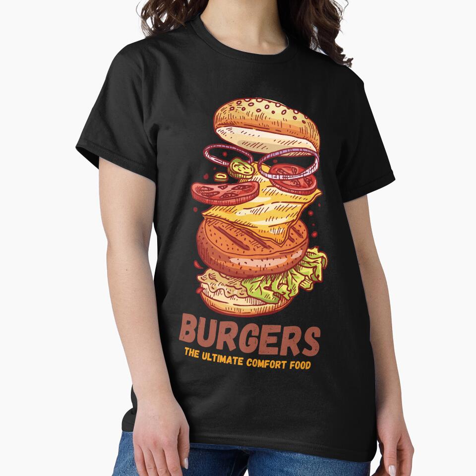 The Burger Boss - Burgers - The ultimate comfort food by WBP Mart T-Shirts, Hoodie, Sweatshirt | BlankRebels.com (Image 2)