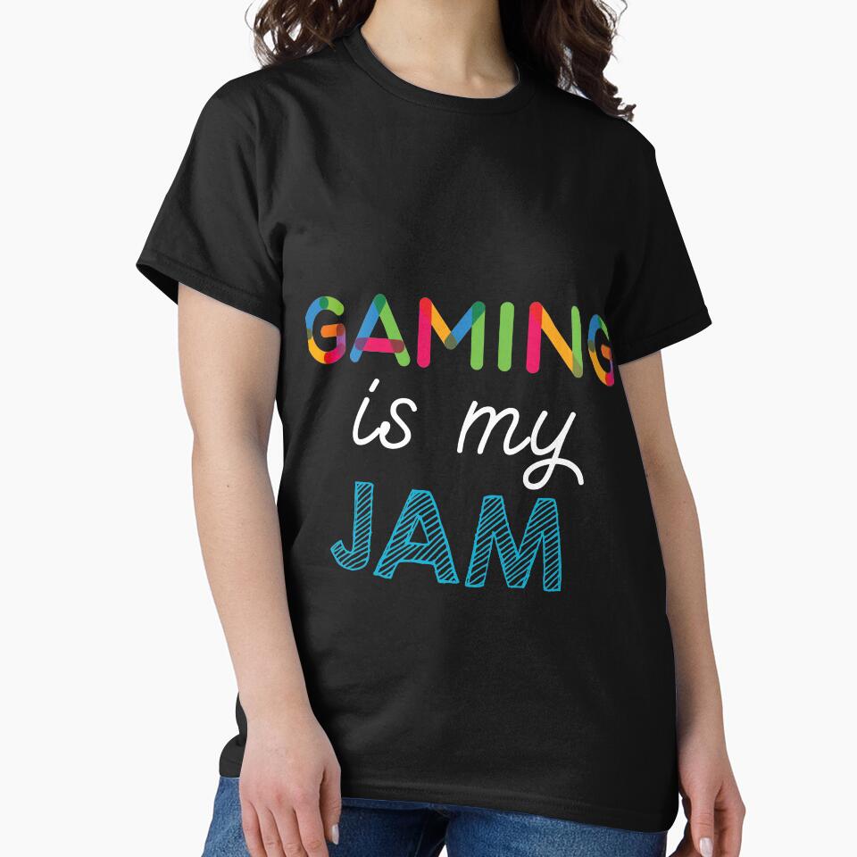 Gaming is my Jam. Funny Gaming Design by Custom365 T-Shirts, Hoodie, Sweatshirt | BlankRebels.com (Image 2)