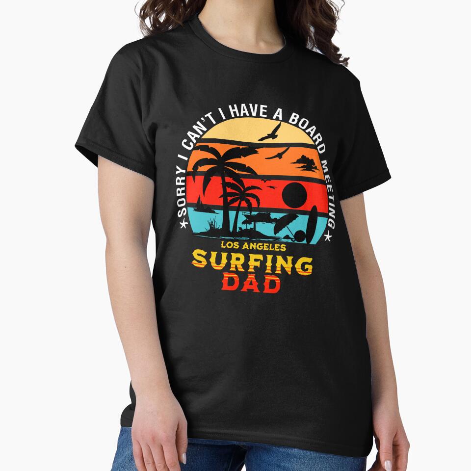 Surfing Dad Design by msdesignclub T-Shirts, Hoodie, Sweatshirt | BlankRebels.com (Image 2)