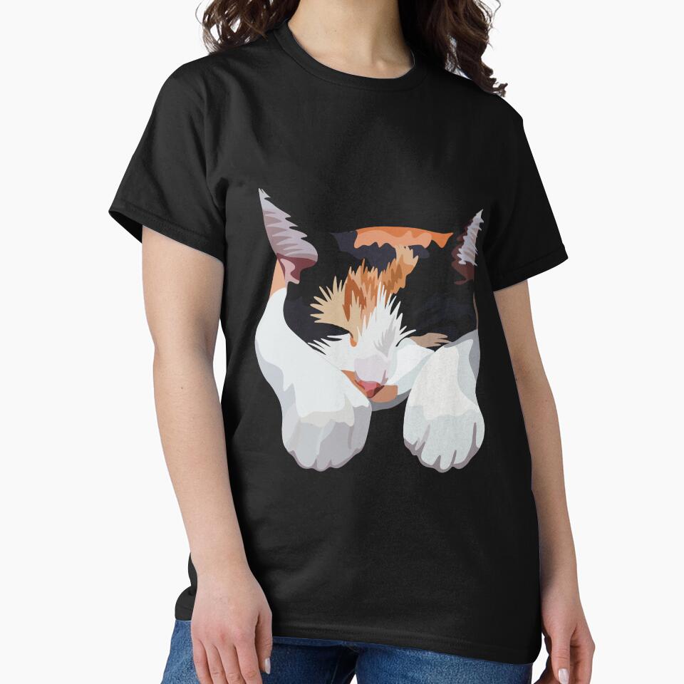 Calico Cat - Digital art by TLGdrawings