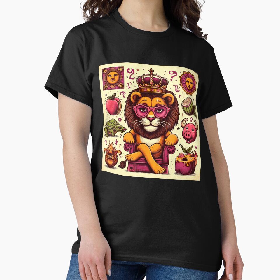 Leo Vintage – Retro Zodiac Art by EuropeanPrints T-Shirts, Hoodie, Sweatshirt | BlankRebels.com (Image 2)