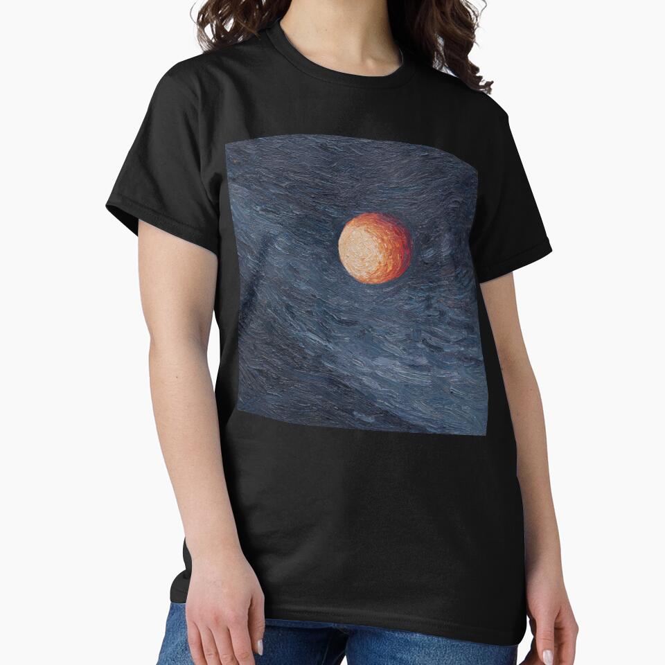 Planet Mercury | Post-impressionist painting style by ComicsFactory T-Shirts, Hoodie, Sweatshirt | BlankRebels.com (Image 2)