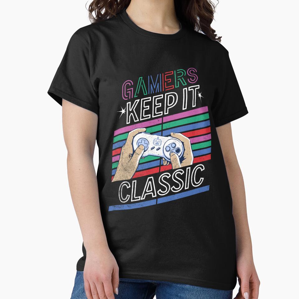 Retro Gaming Controller Gamer Keep It Classic by PlayfulPrint
