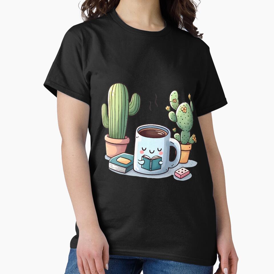 Cactus who likes to read books by innovationTR