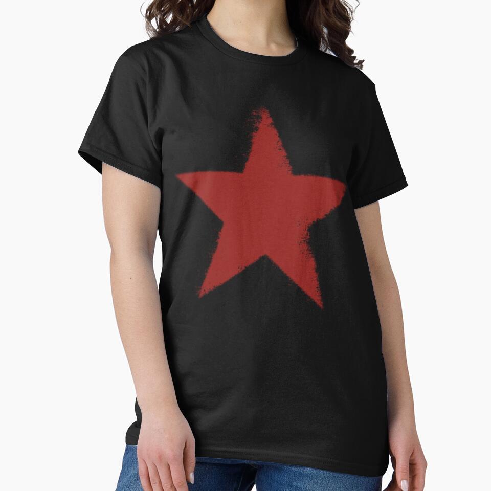 Red Grunge Star by RetroVoyages T-Shirts, Hoodie, Sweatshirt | BlankRebels.com (Image 2)