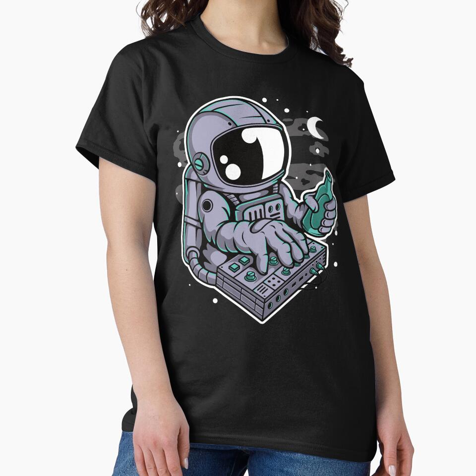 Astronaut Synth - Funny Outer Space Lovers by Desteroids T-Shirts, Hoodie, Sweatshirt | BlankRebels.com (Image 2)