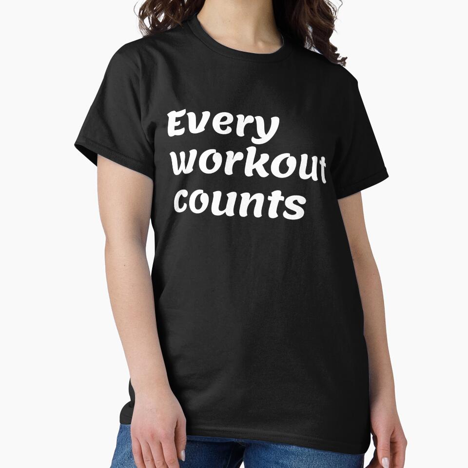 EVERY WORKOUT COUNTS by vishwajeetkhot T-Shirts, Hoodie, Sweatshirt | BlankRebels.com (Image 2)