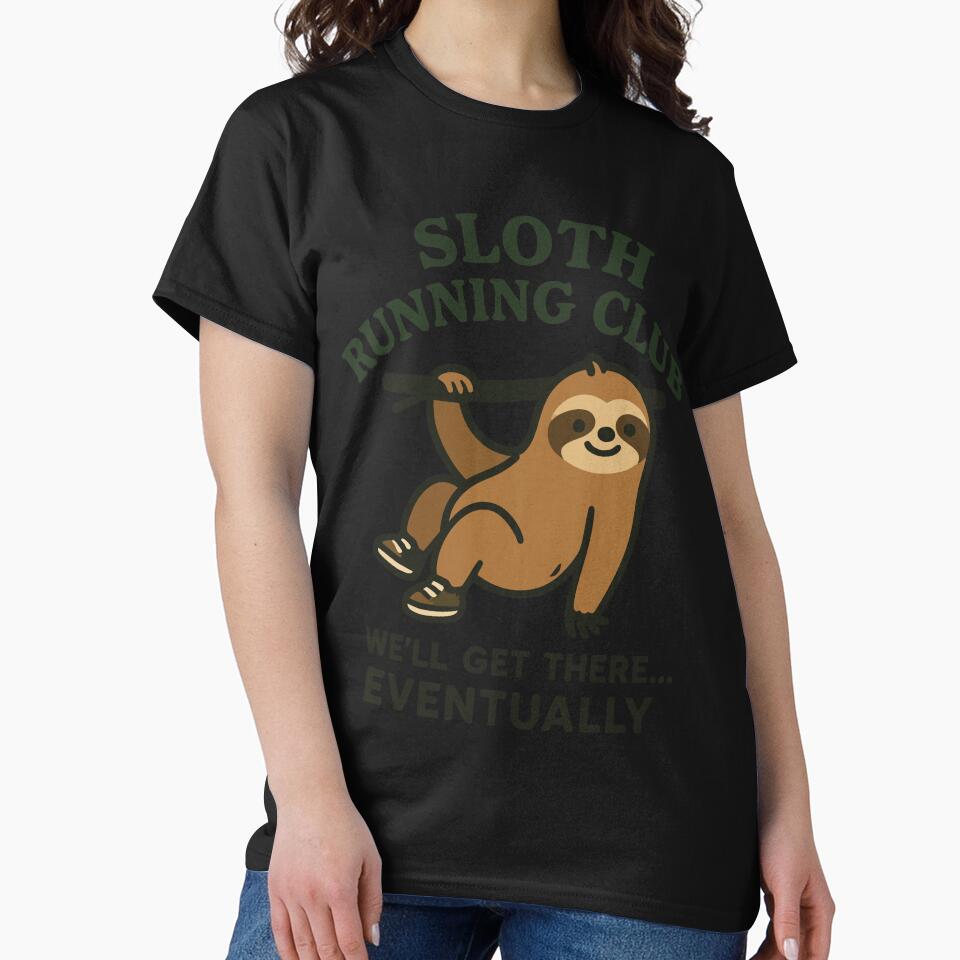 Sloth Running Club by EchoBlue Studio T-Shirts, Hoodie, Sweatshirt | BlankRebels.com (Image 2)
