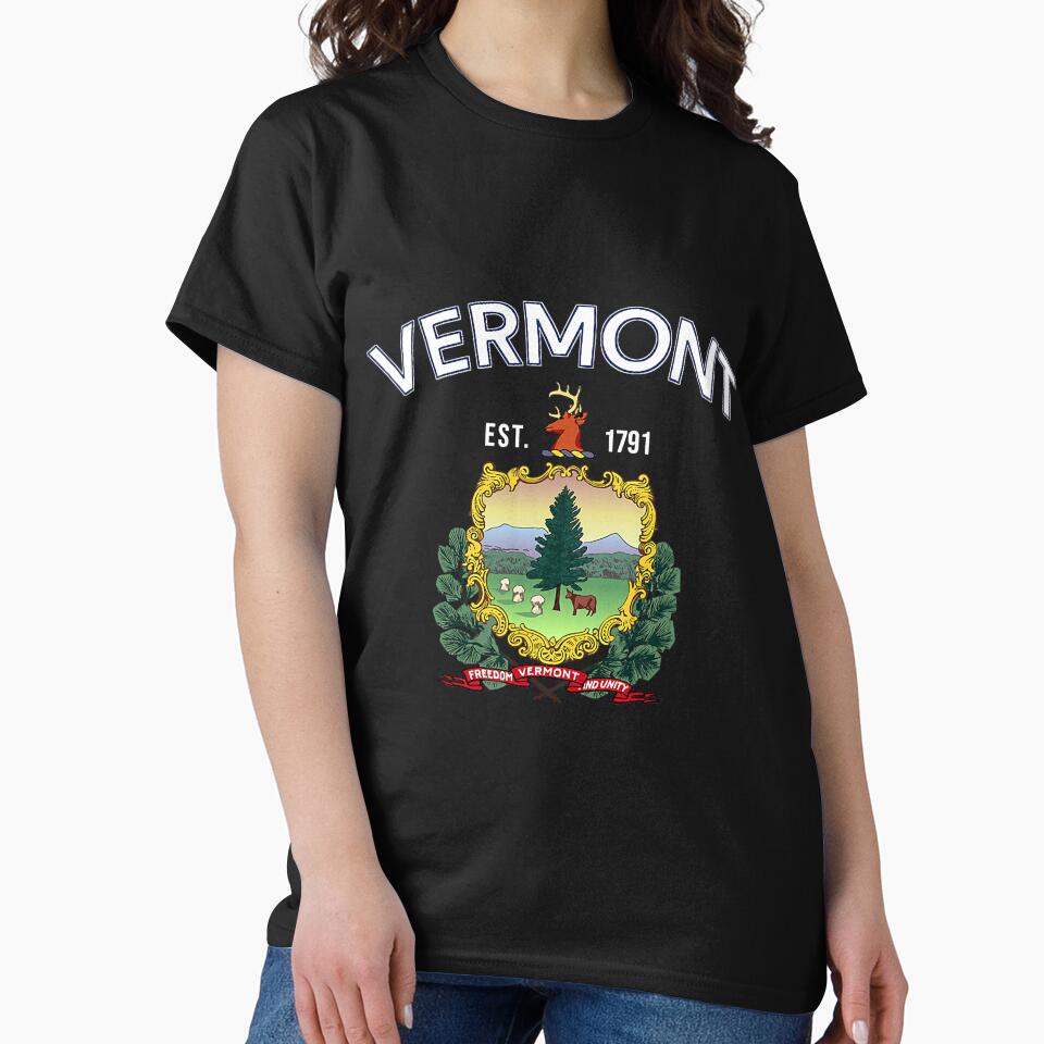 Vermont The Green Mountain State by YesterDayCheck T-Shirts, Hoodie, Sweatshirt | BlankRebels.com (Image 2)