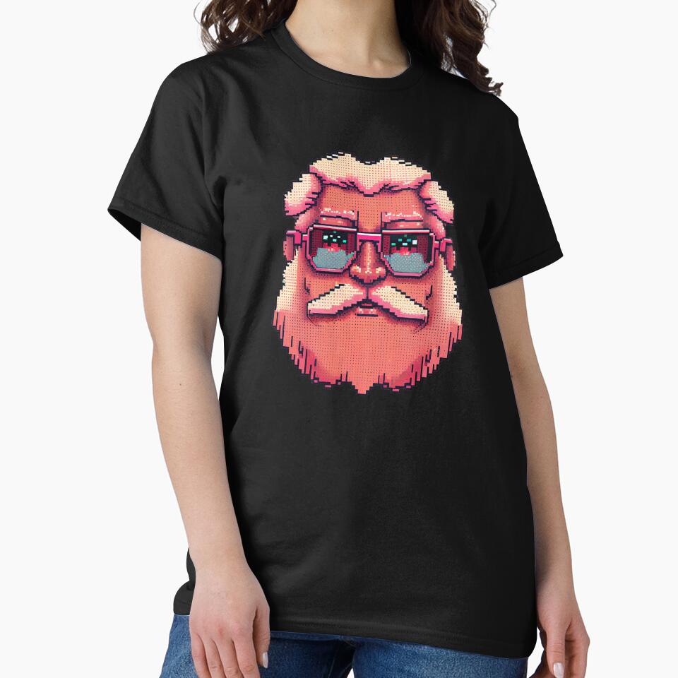Santa with sunglasses. by Pixelarium