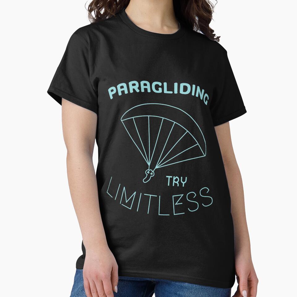 Paragliding - Try limitless by CoolLifeStore T-Shirts, Hoodie, Sweatshirt | BlankRebels.com (Image 2)