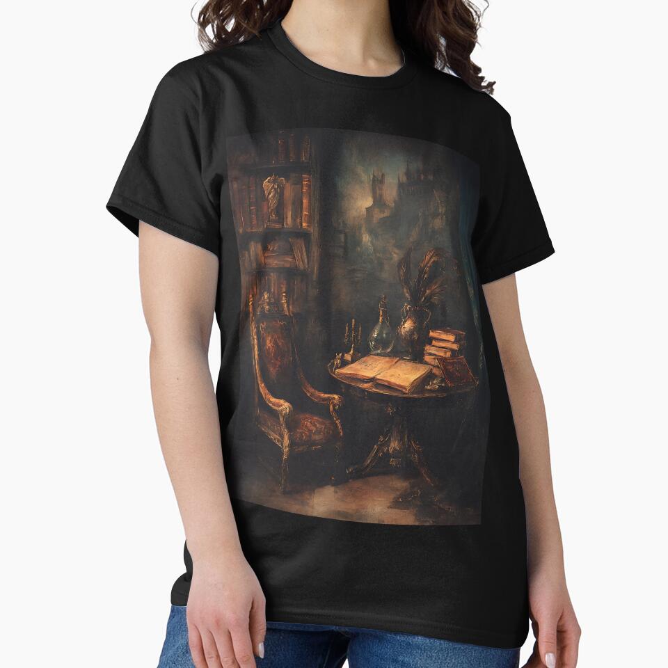 Dark Academia Classical Art by bapupa T-Shirts, Hoodie, Sweatshirt | BlankRebels.com (Image 2)