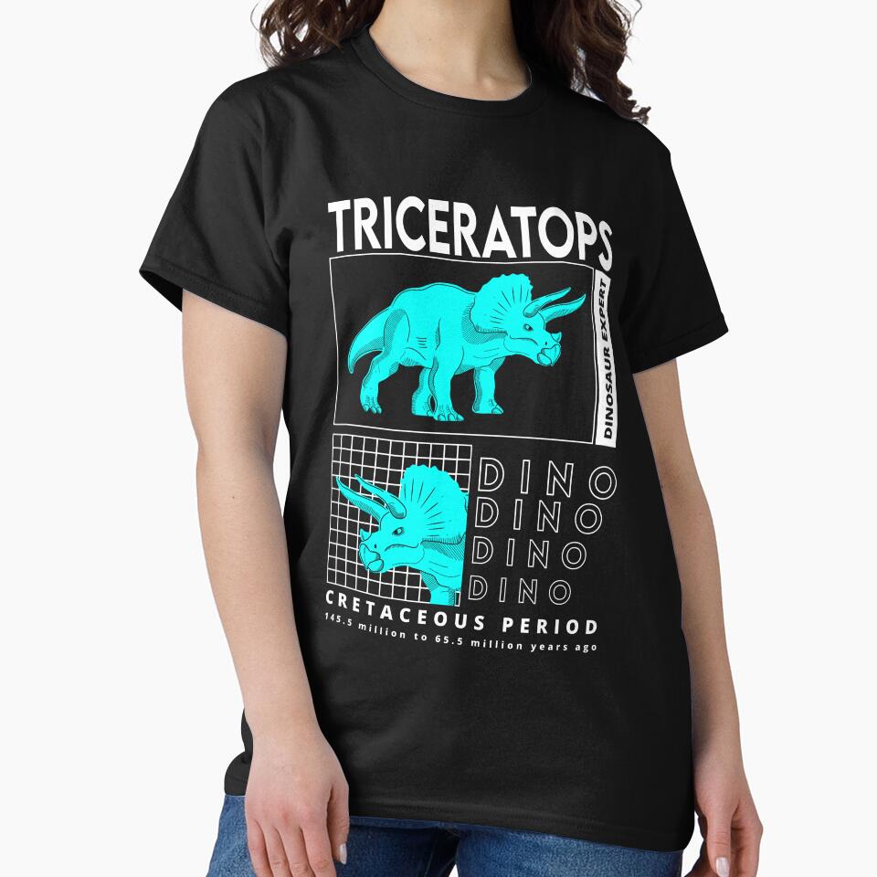 Triceratops Blue by Pahlaz T-Shirts, Hoodie, Sweatshirt | BlankRebels.com (Image 2)