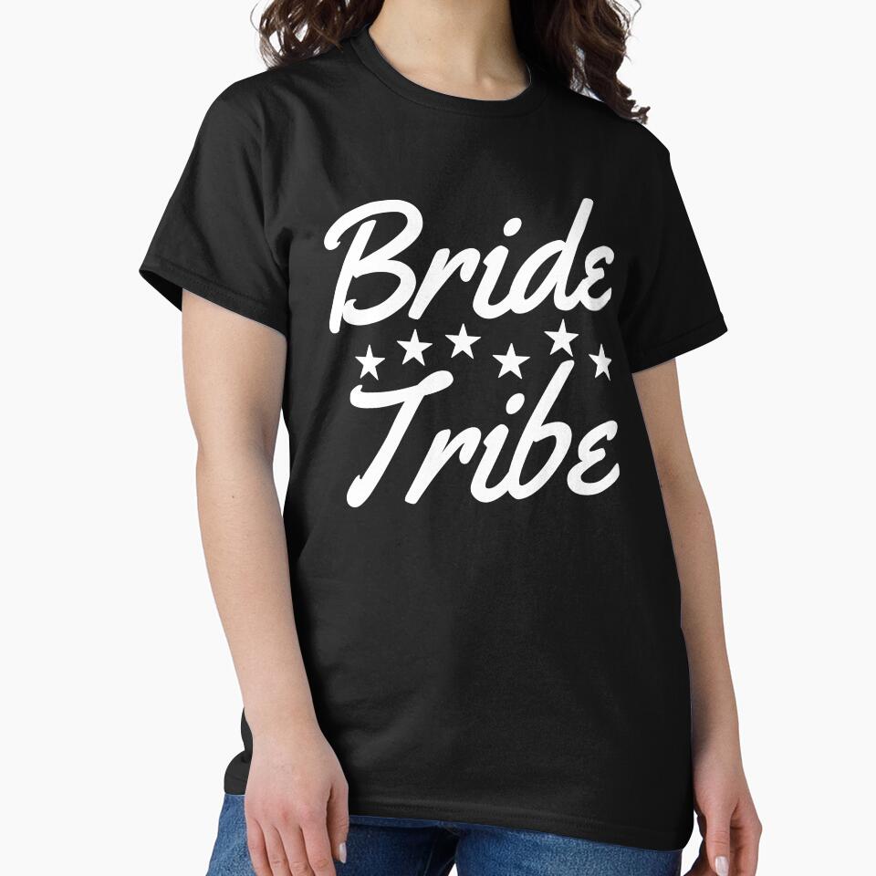 Bride Tribe. She Said Yes. Cute Bride To Be Design by That Cheeky Tee Hoodie, Sweatshirt | BlankRebels.com (Image 2)