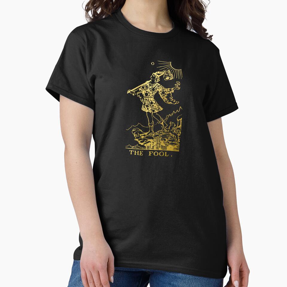 Tarot card the fool gold deck by Michallandsberg T-Shirts, Hoodie, Sweatshirt | BlankRebels.com (Image 2)