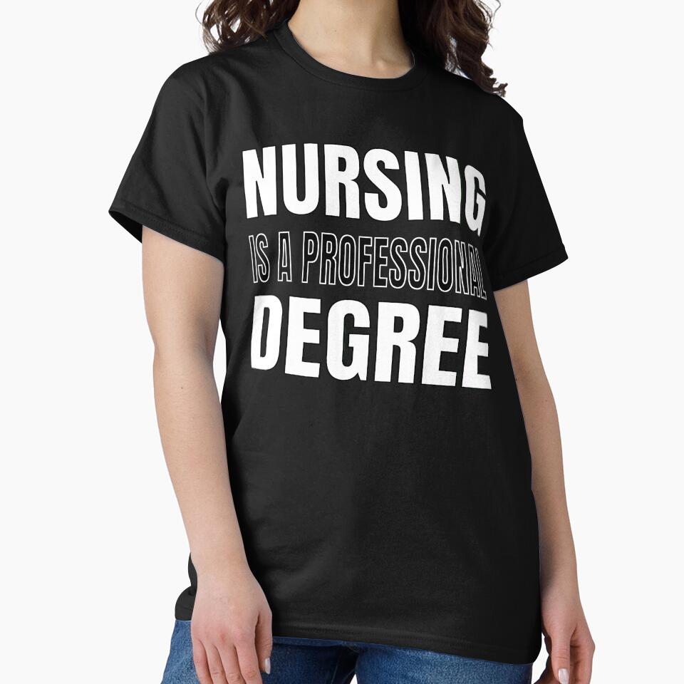 Nurse Together Resist Nursing Is A Professional Degree by erozzz T-Shirts, Hoodie, Sweatshirt | BlankRebels.com (Image 2)