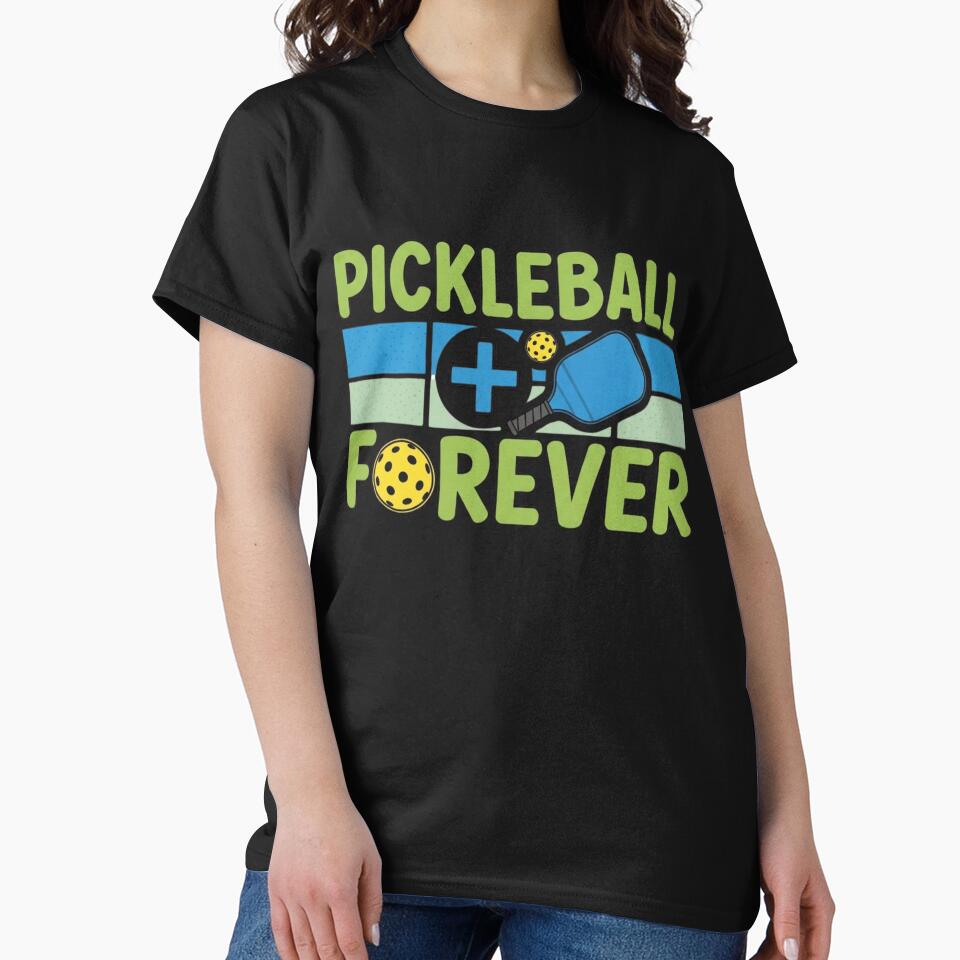 Pickleball + Forever– Fun  Wedding Weekend Tee by FitEnvy Hoodie, Sweatshirt | BlankRebels.com (Image 2)