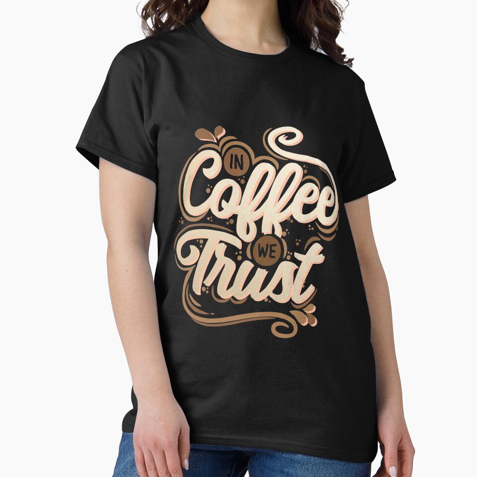In Coffee We Trust T-Shirt | Hoodie | Top by MonkeyPaper Sweatshirt | BlankRebels.com (Image 2)