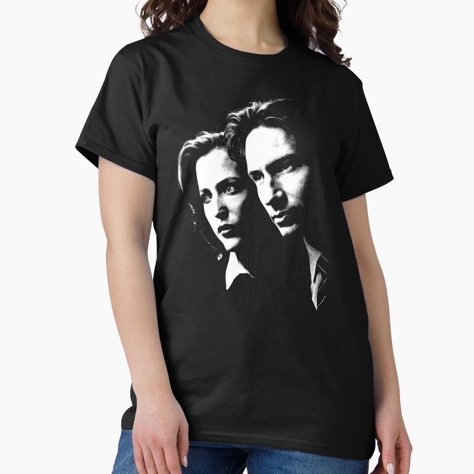 Mulder and Scully by haunteddata T-Shirts, Hoodie, Sweatshirt | BlankRebels.com (Image 2)