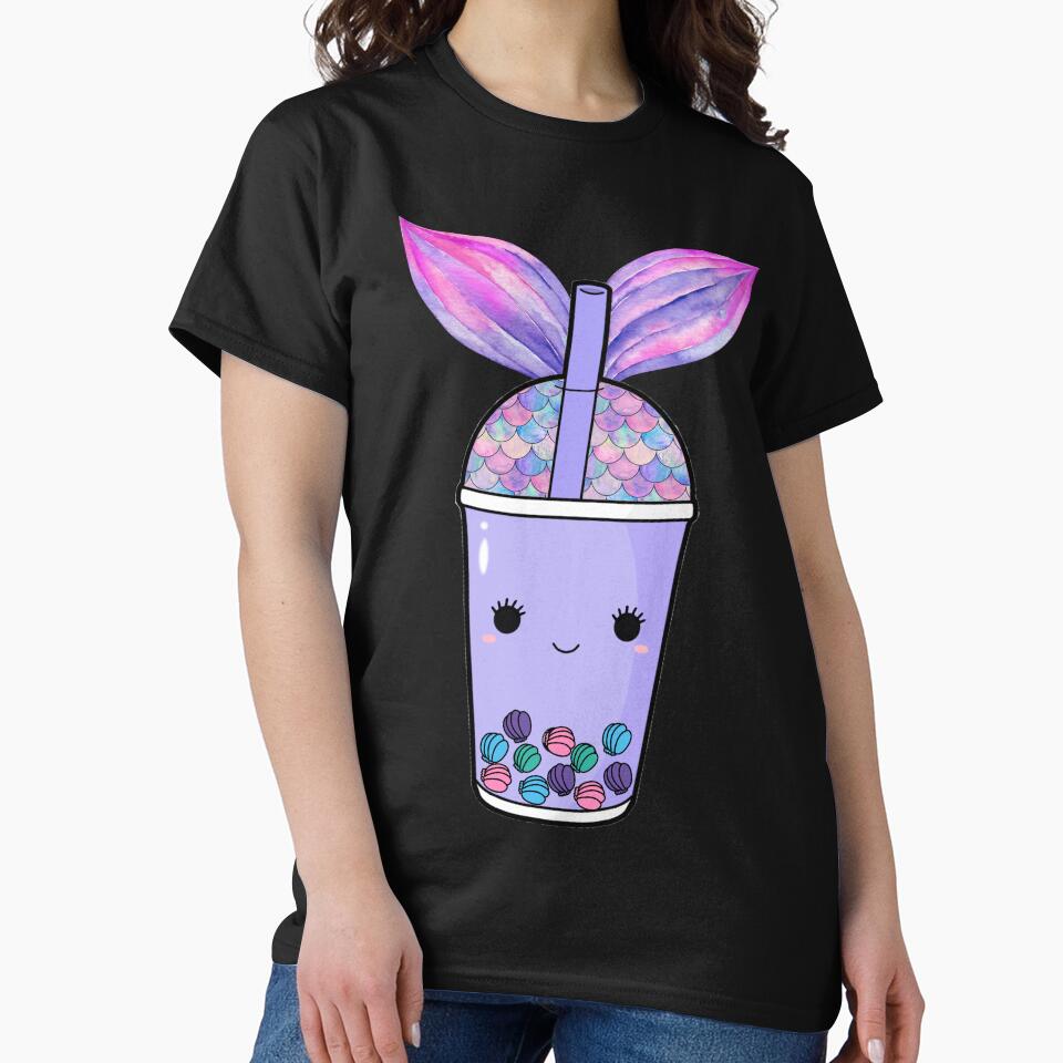 Mermaid Boba Tea by CreativeLevelUp T-Shirts, Hoodie, Sweatshirt | BlankRebels.com (Image 2)