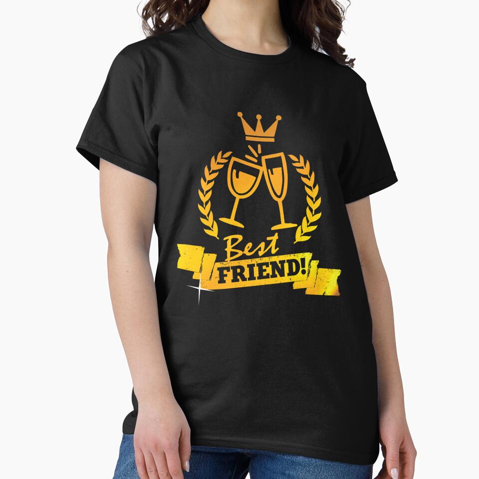 Best friend! by Cutebutfunny T-Shirts, Hoodie, Sweatshirt | BlankRebels.com (Image 2)