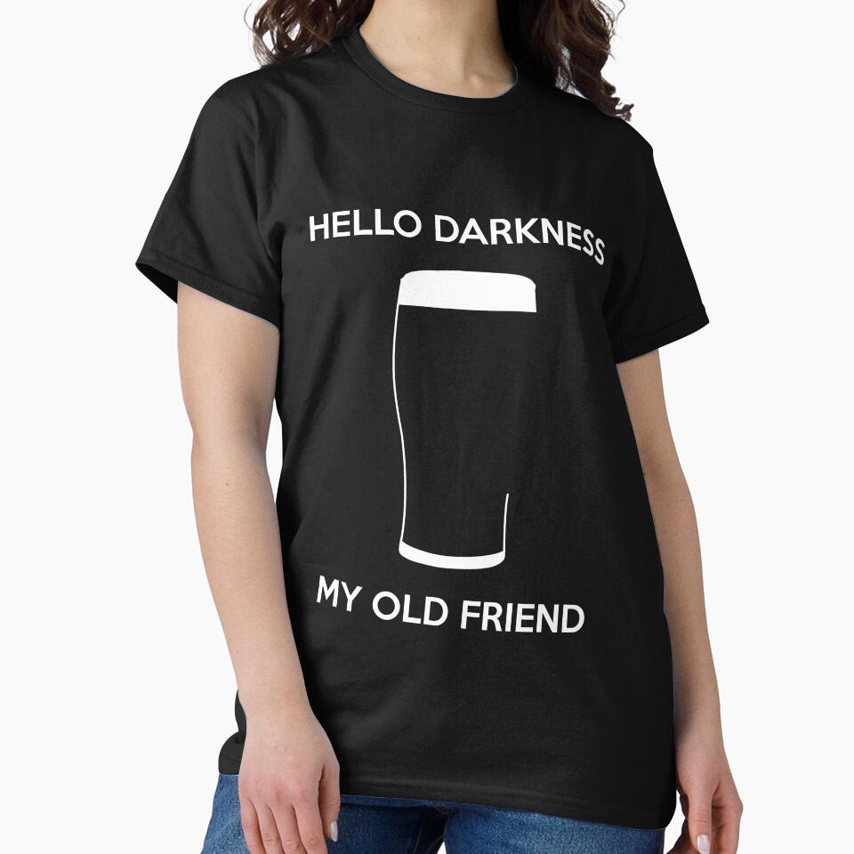 Hello Darkness My Old Friend - Draught Beer by Byfab T-Shirts, Hoodie, Sweatshirt | BlankRebels.com (Image 2)
