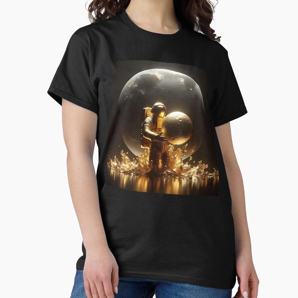 HODL To The Moon - Astronaut Crypto Art by Samthecreator01 T-Shirts, Hoodie, Sweatshirt | BlankRebels.com (Image 2)