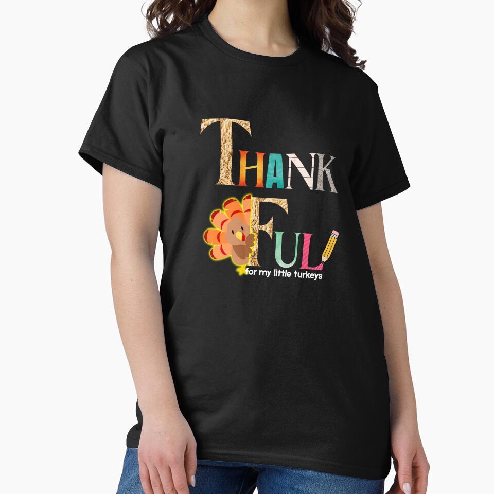 Thanksgiving | Thank You | Thankful by funnycart T-Shirts, Hoodie, Sweatshirt | BlankRebels.com (Image 2)