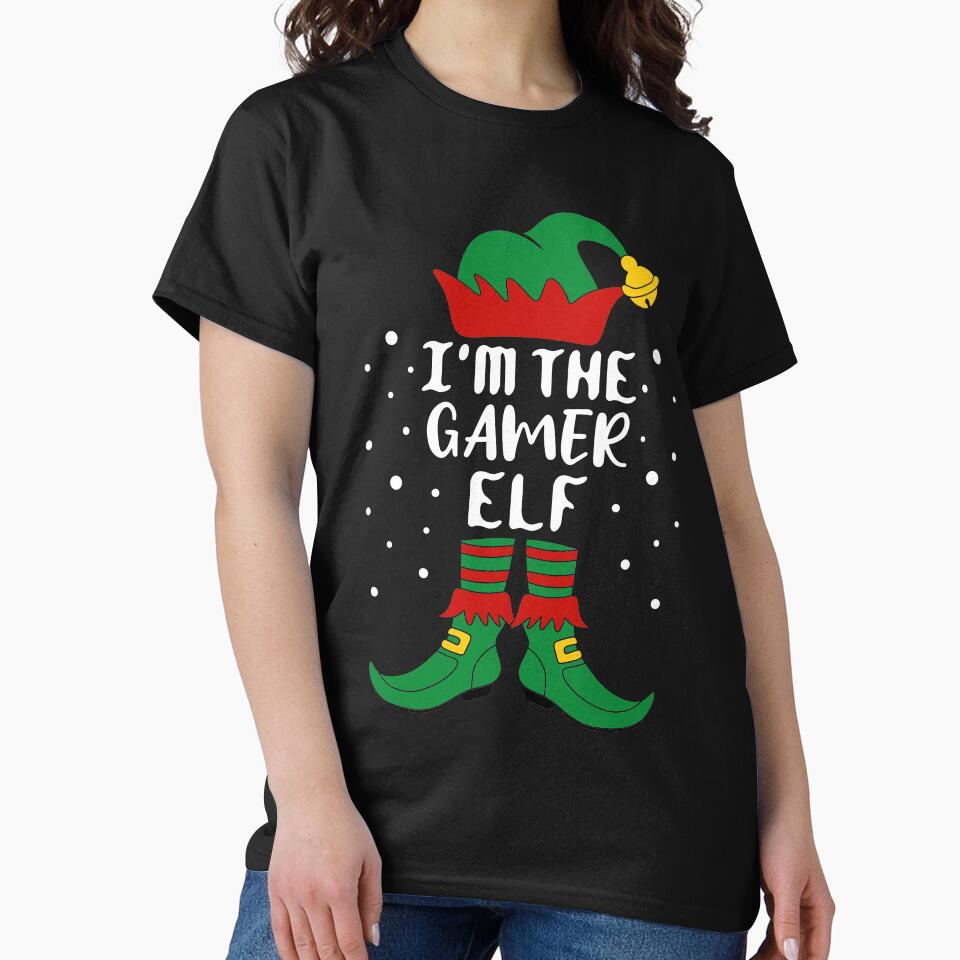 Matching Christmas I'm The Gamer Elf by khaled11591 T-Shirts, Hoodie, Sweatshirt | BlankRebels.com (Image 2)