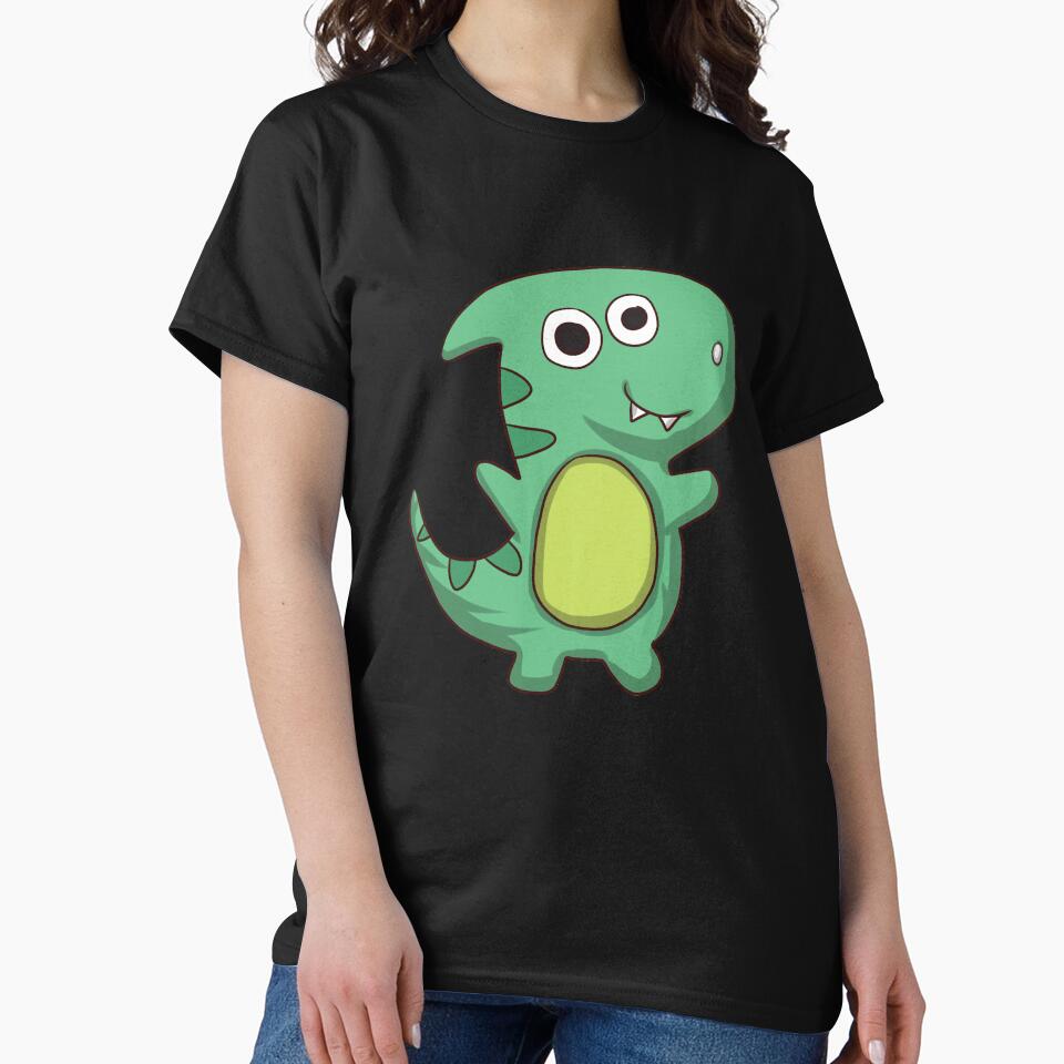 Cute Green Dinosaur For Kids #2 by SalahBlt T-Shirts, Hoodie, Sweatshirt | BlankRebels.com (Image 2)