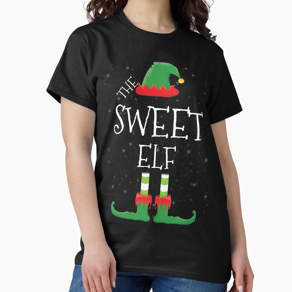 Sweet Elf Family Matching Christmas Group Funny Gift by DavisHasari T-Shirts, Hoodie, Sweatshirt | BlankRebels.com (Image 2)