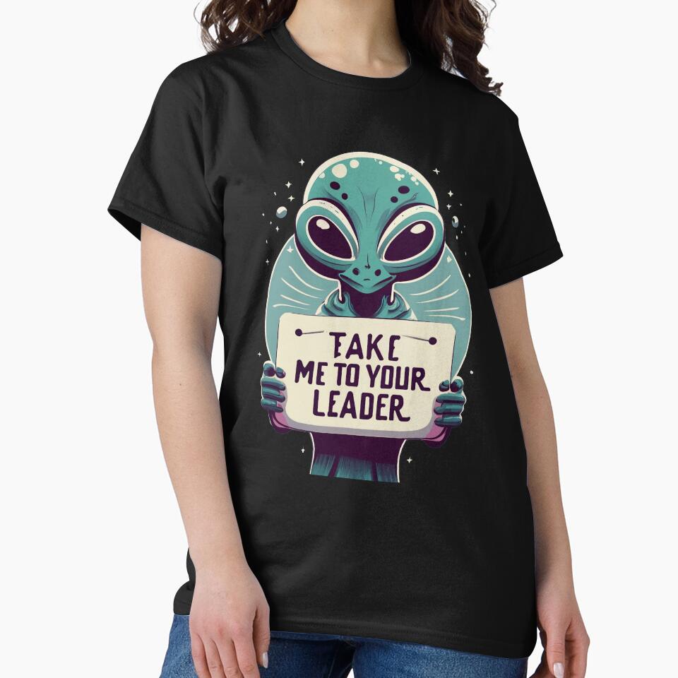 Alien Scifi Vintage Style, Humor by CreationP T-Shirts, Hoodie, Sweatshirt | BlankRebels.com (Image 2)
