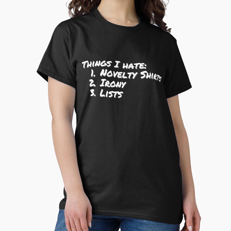 Things I hate by The Agreeable Raven T-Shirts, Hoodie, Sweatshirt | BlankRebels.com (Image 2)