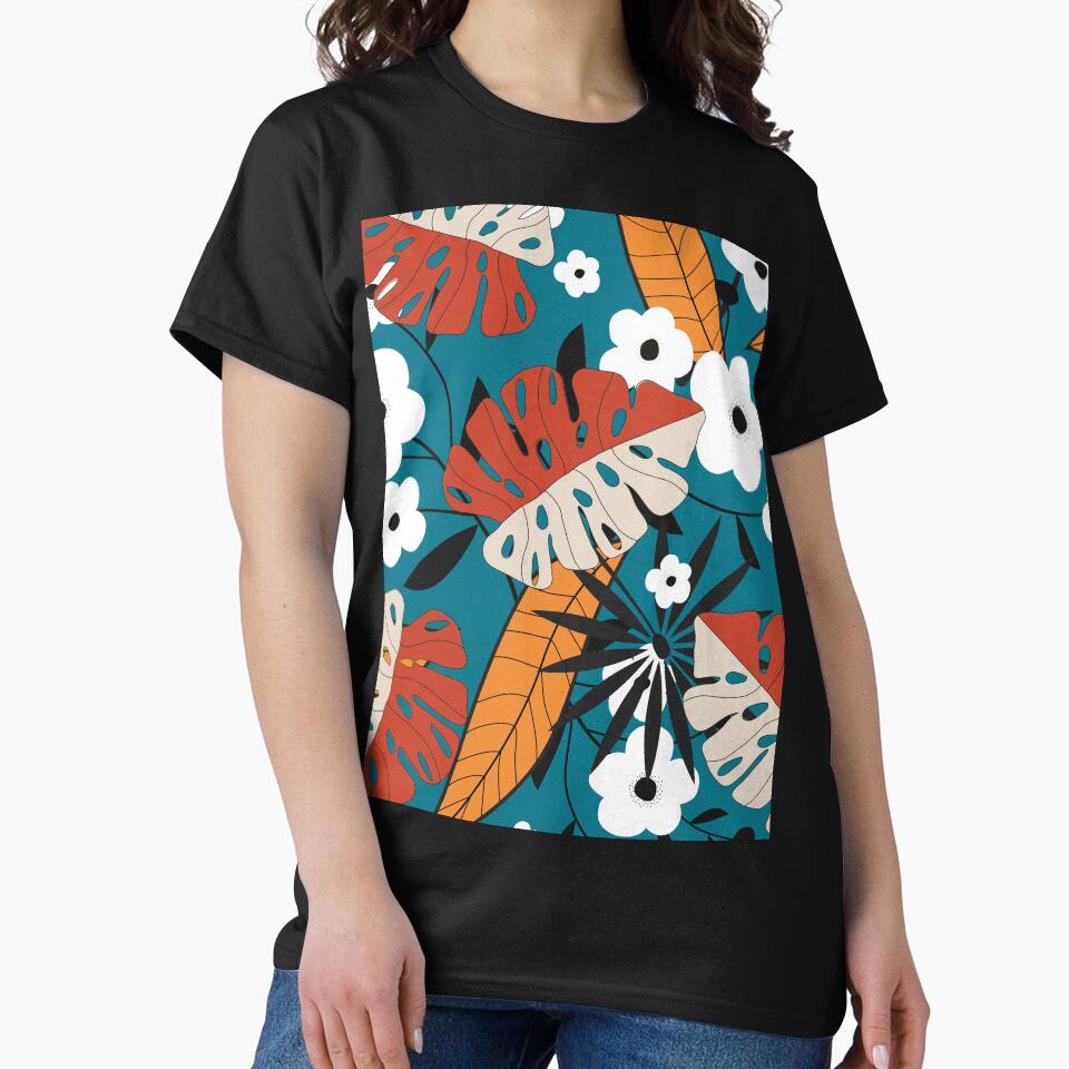 tropical floral by zaher97 T-Shirts, Hoodie, Sweatshirt | BlankRebels.com (Image 2)