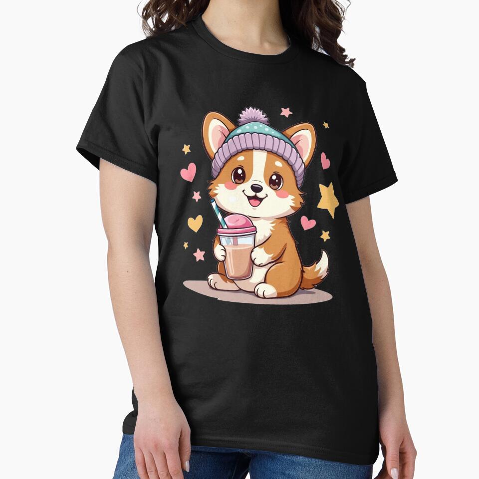 bubble tea corgi by jkrphoto T-Shirts, Hoodie, Sweatshirt | BlankRebels.com (Image 2)