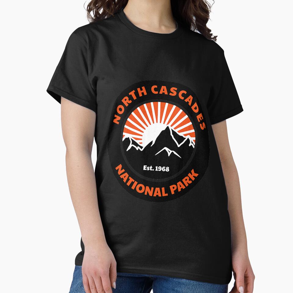 North Cascades National Park Mountain by BundlerVq T-Shirts, Hoodie, Sweatshirt | BlankRebels.com (Image 2)