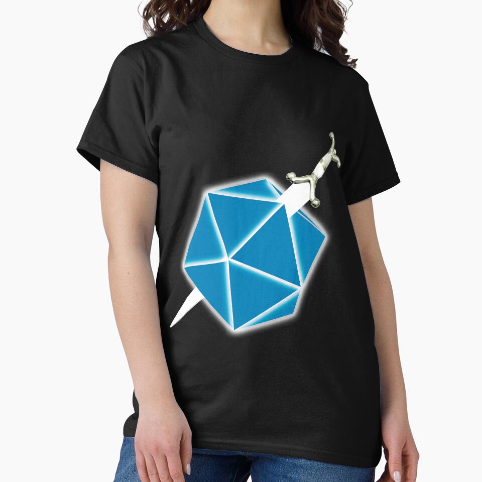 Sword in the D20 by shminoa T-Shirts, Hoodie, Sweatshirt | BlankRebels.com (Image 2)