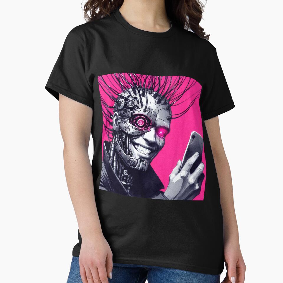 Cyberpunk Character Selfie T-Shirts, Hoodie, Sweatshirt