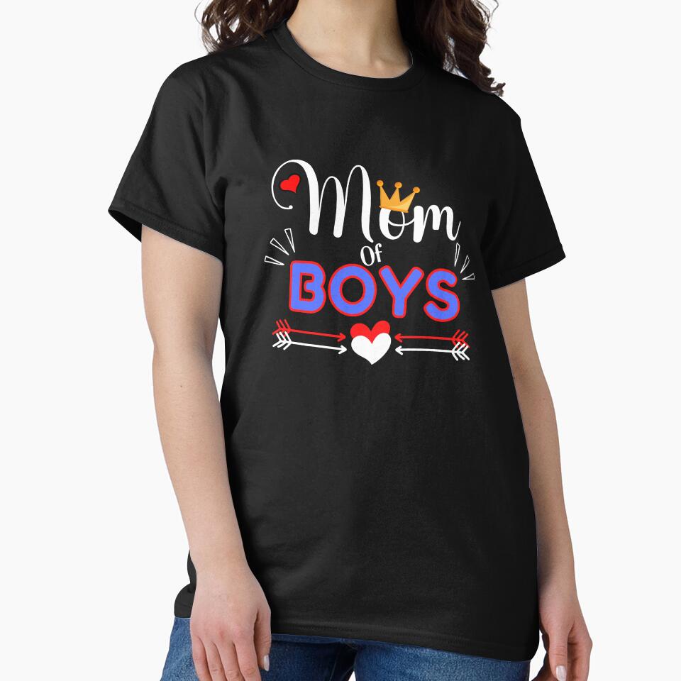 Mom of Boys by cadillacmt T-Shirts, Hoodie, Sweatshirt | BlankRebels.com (Image 2)