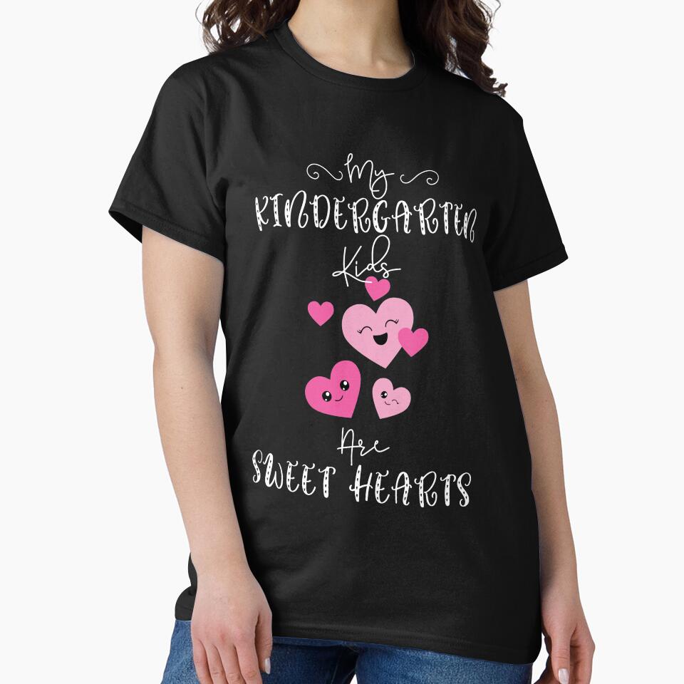 Kindergarten Valentine Teacher Cute Gift My Sweetheart Kids by Sapphire Star T-Shirts, Hoodie, Sweatshirt (Image 2)