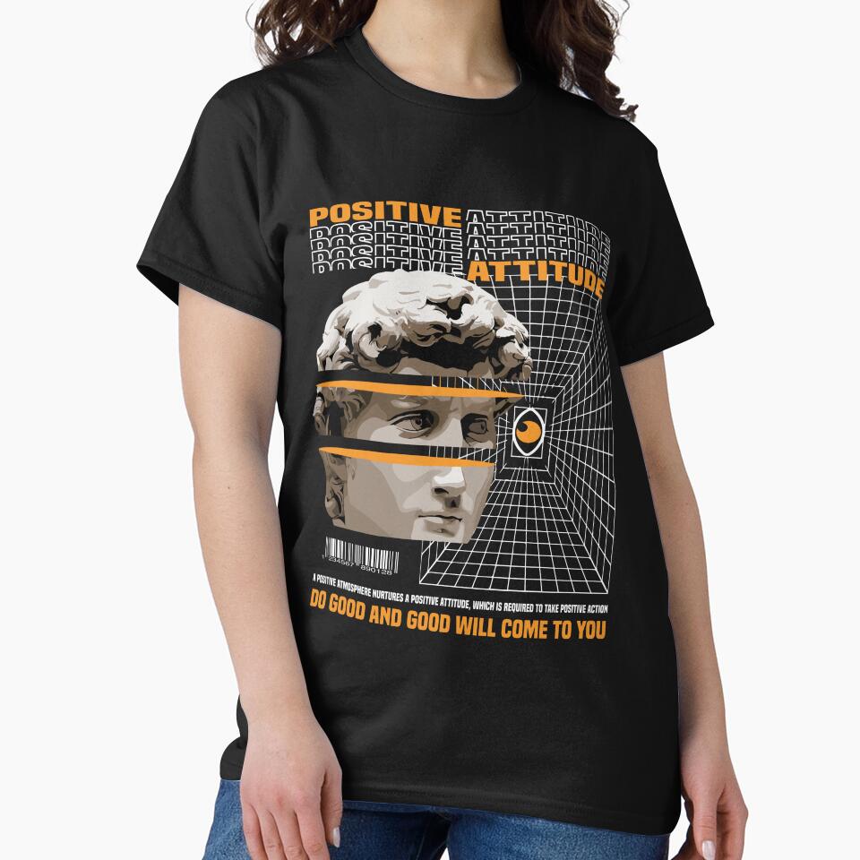 Positive Attitude Streetwear by NF Designs Studio DTF
