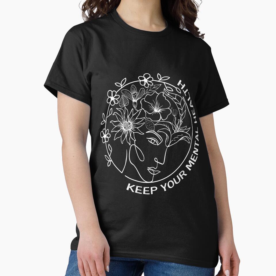 Keep Your Mental Health,cute design by MoSaid T-Shirts, Hoodie, Sweatshirt | BlankRebels.com (Image 2)