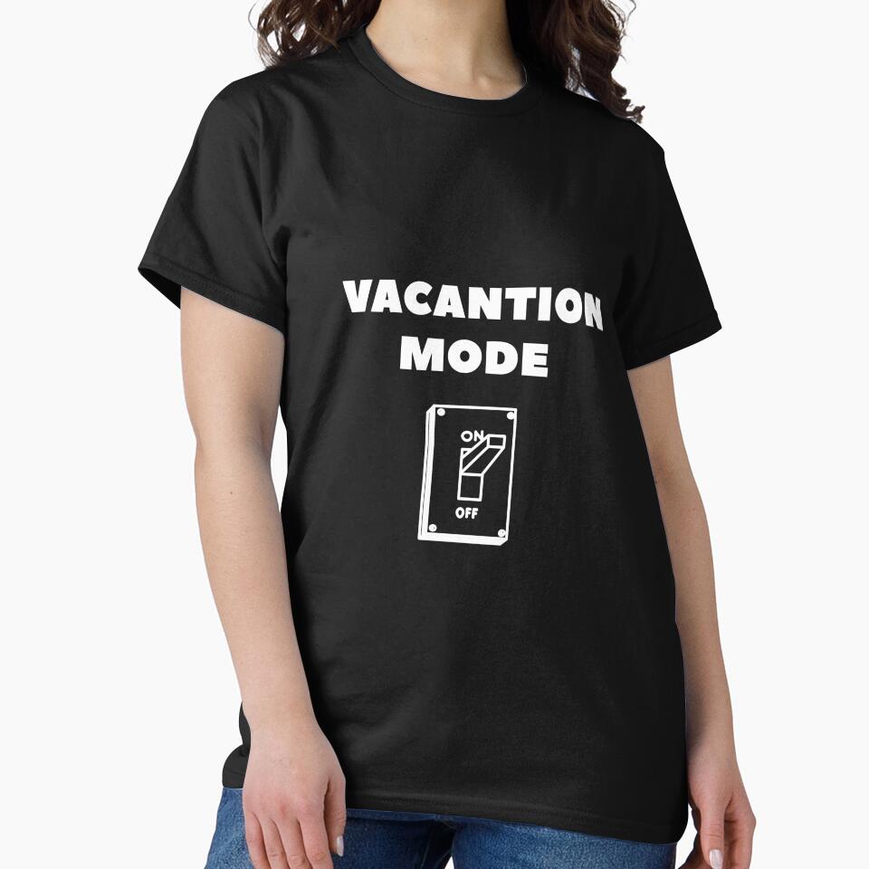 Holiday Mode On Button Switch In The Zone print by Lisbob T-Shirts, Hoodie, Sweatshirt | BlankRebels.com (Image 2)