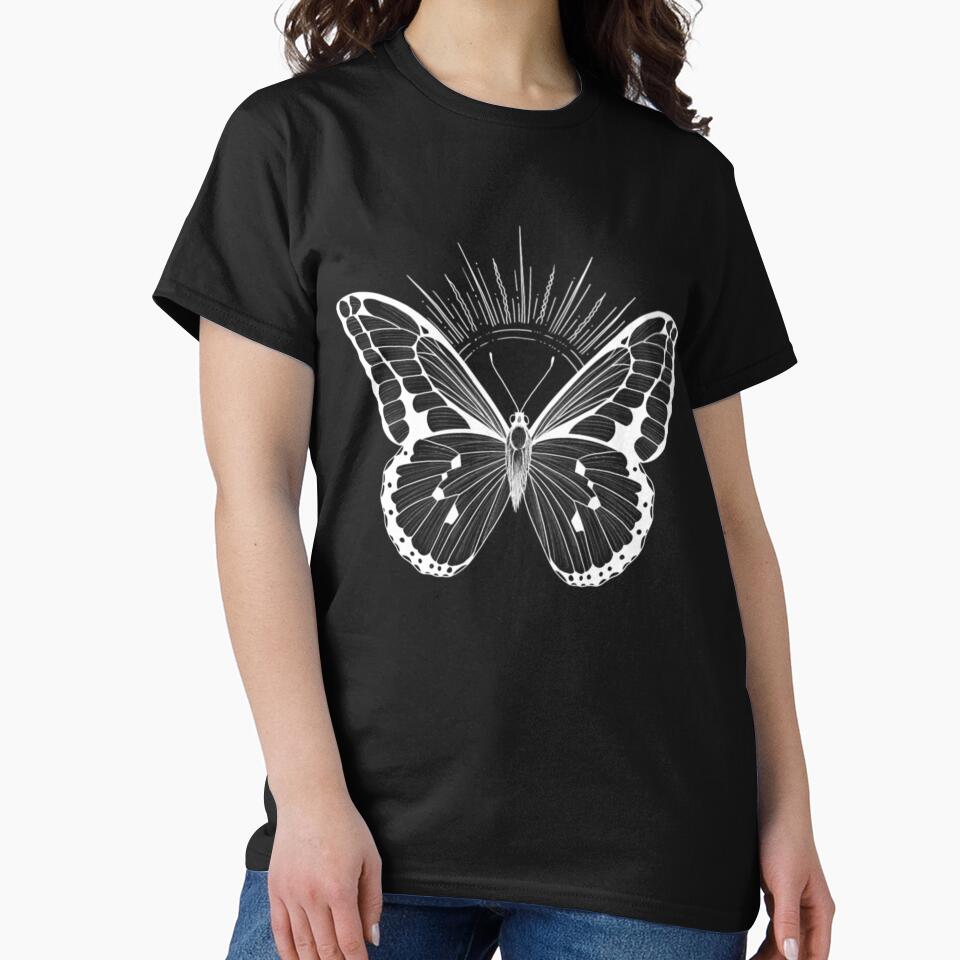 White celestial butterfly by MaddyFieldTatts T-Shirts, Hoodie, Sweatshirt | BlankRebels.com (Image 2)