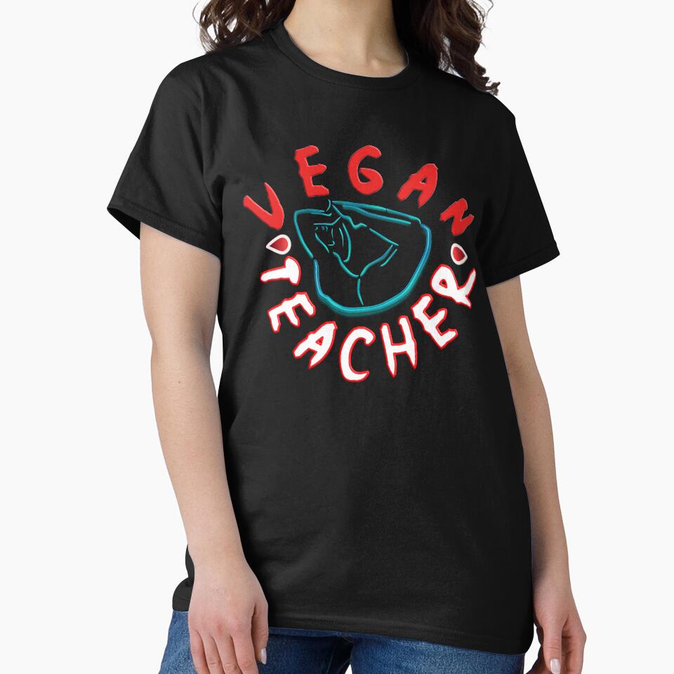 THAT FUNNY VEGAN TEACHER WHO LOVES YOGA by Ralek T-Shirts, Hoodie, Sweatshirt | BlankRebels.com (Image 2)