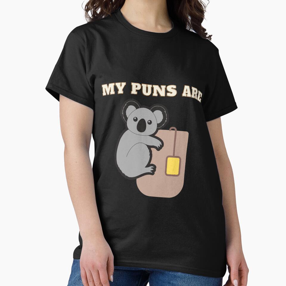 My Puns Are Koala Tea Cute Gift by hasnimed T-Shirts, Hoodie, Sweatshirt | BlankRebels.com (Image 2)